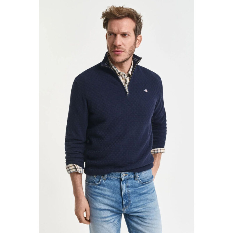 SVETR GANT MICRO TEXTURE HZ EVENING BLUE
