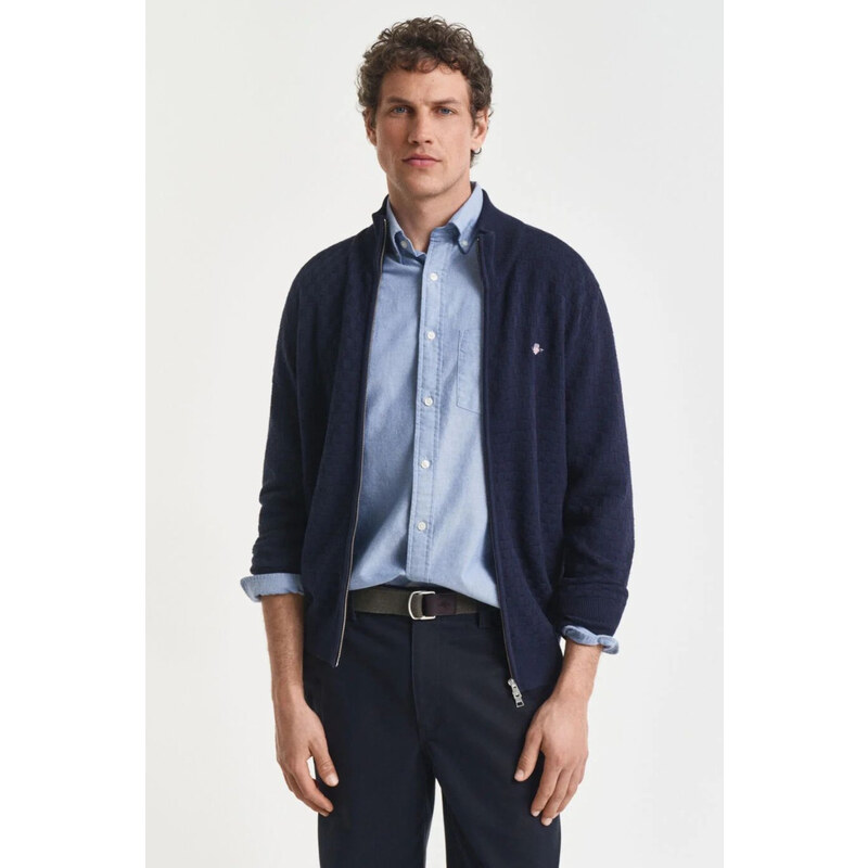 SVETR GANT MICRO TEXTURE FZ EVENING BLUE