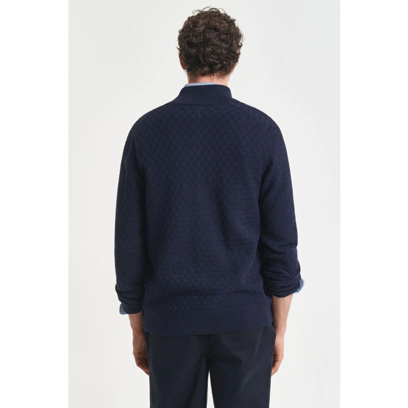 SVETR GANT MICRO TEXTURE FZ EVENING BLUE
