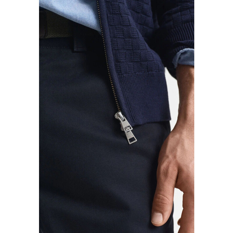 SVETR GANT MICRO TEXTURE FZ EVENING BLUE