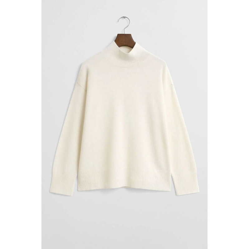 ROLÁK GANT SUPERFINE LAMBSWOOL MOCK NECK CREAM 108188696