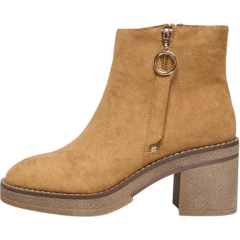 ONLY Kotníkové boty BABETTE velbloudí 108376217