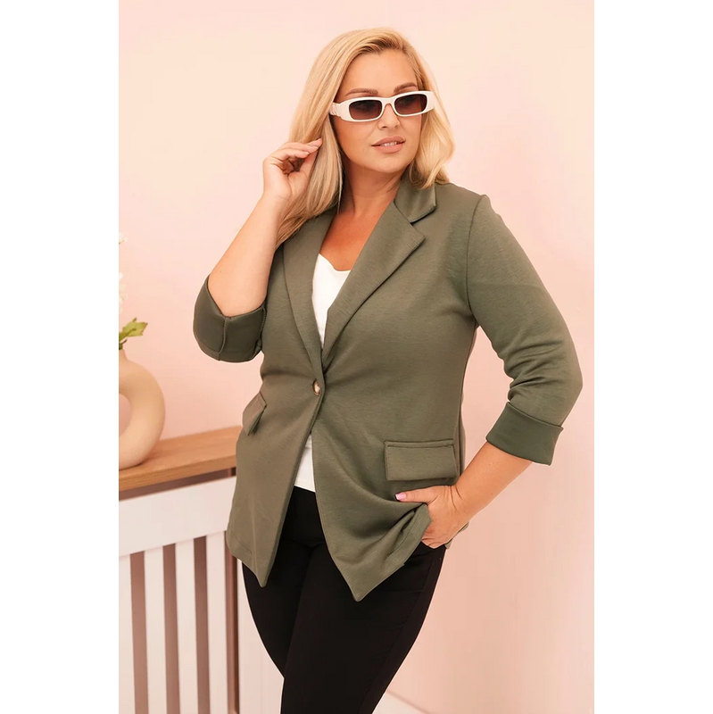Kesi Dámské sako Plus Size 21454 108188776