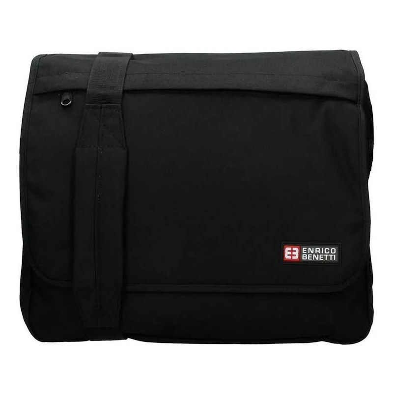 Pánská crossbody taška přes rameno černá - Enrico Benetti