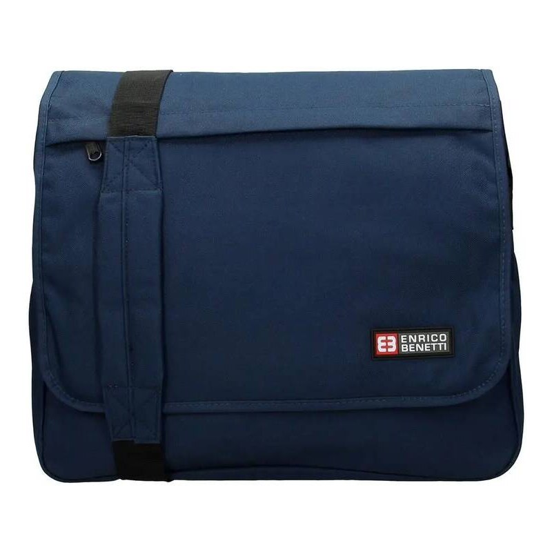 Pánská crossbody taška přes rameno modrá - Enrico Benetti