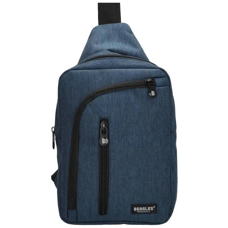Pánský crossbody batoh přes rameno modrý - Beagles Kyoto 24111