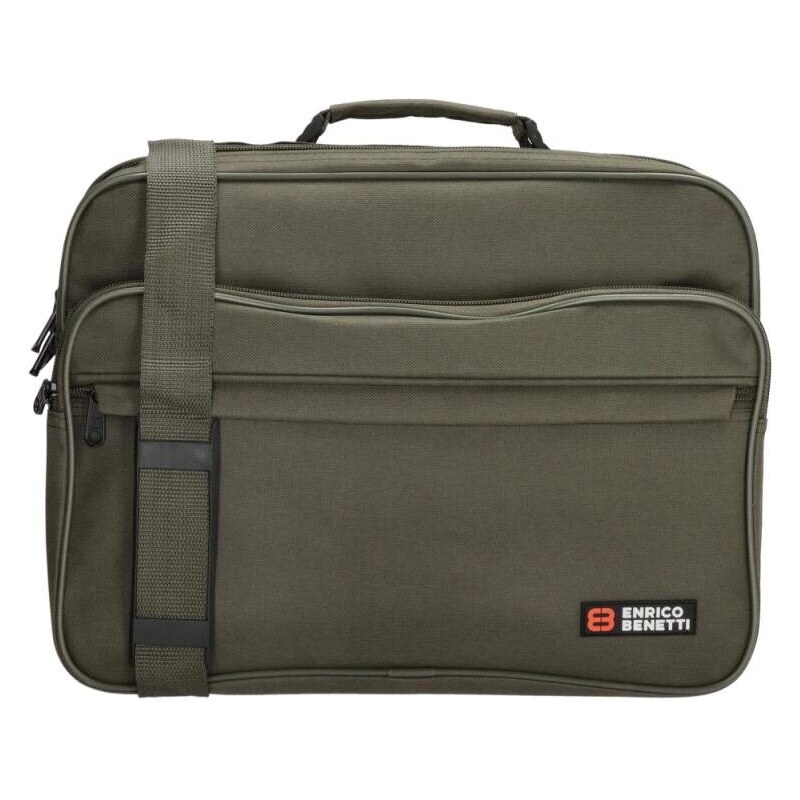 Pánská crossbody taška přes rameno zelená - Enrico Benetti