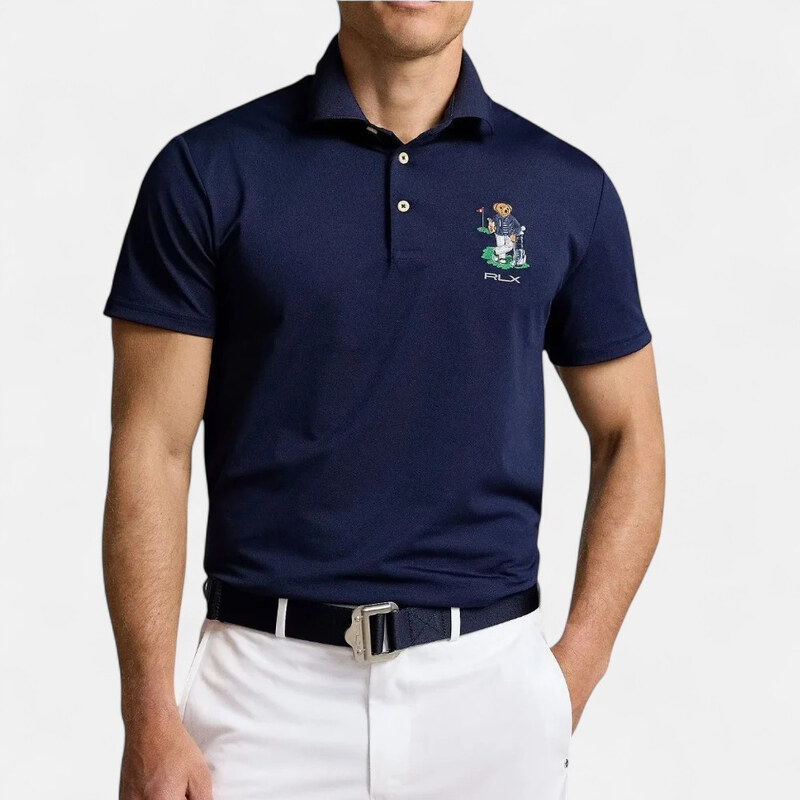 Pánské modré polo triko Ralph Lauren M56336