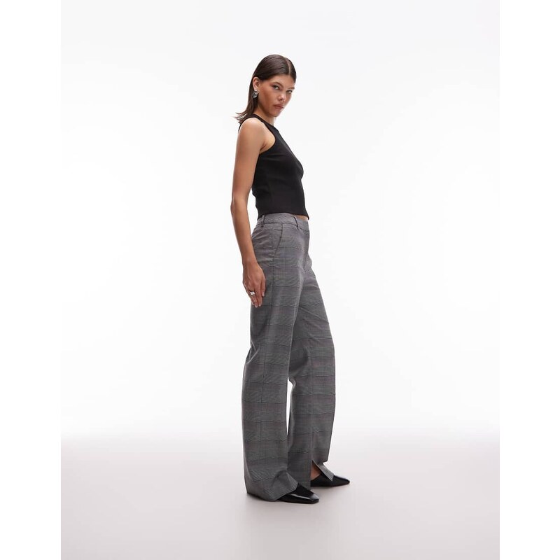 ASOS DESIGN tailored high rise relaxed straight leg suit