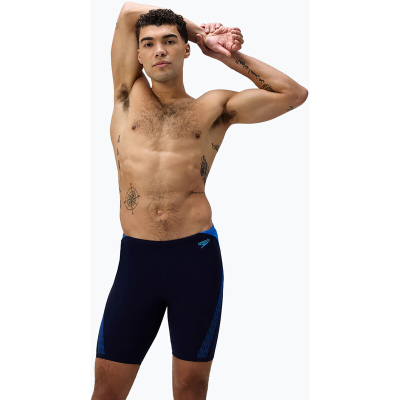 Pánské plavecké jammery Speedo Hyper Boom Splice peacoat/lagoon