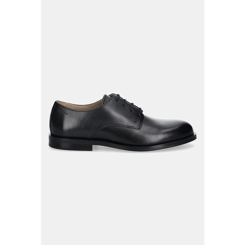 Calvin Klein polobotky pánské kožené ESS RUBBER DERBY LTH