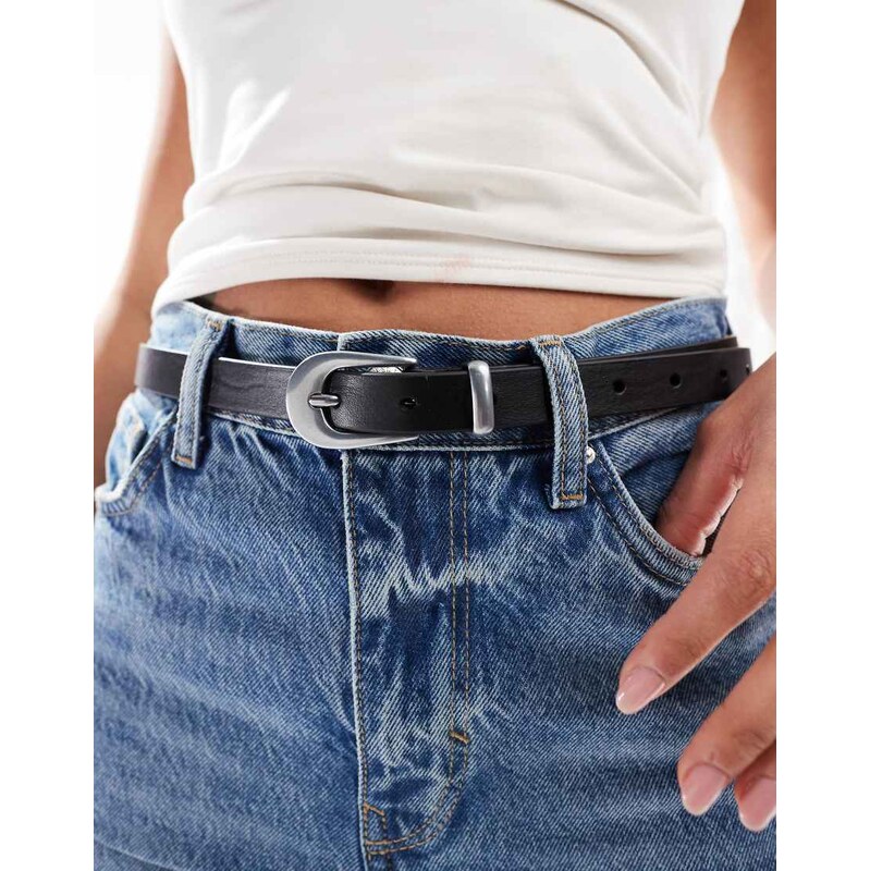 Levis leather western belt in black 113306073