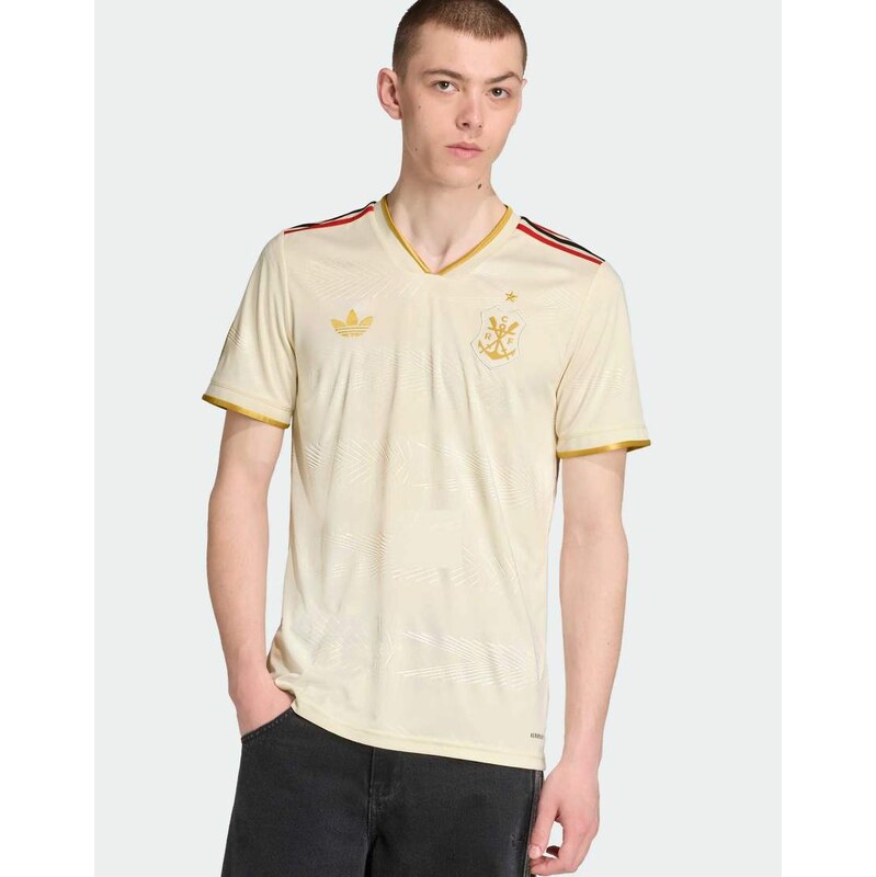 adidas performance Cr flamengo 25 third jersey in cream white