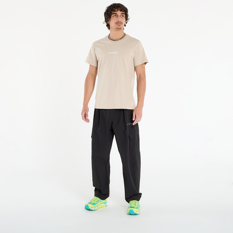 adidas Performance Tričko adidas Terrex Signature AOP Graphic T-Shirt UNISEX Wonder Beige S