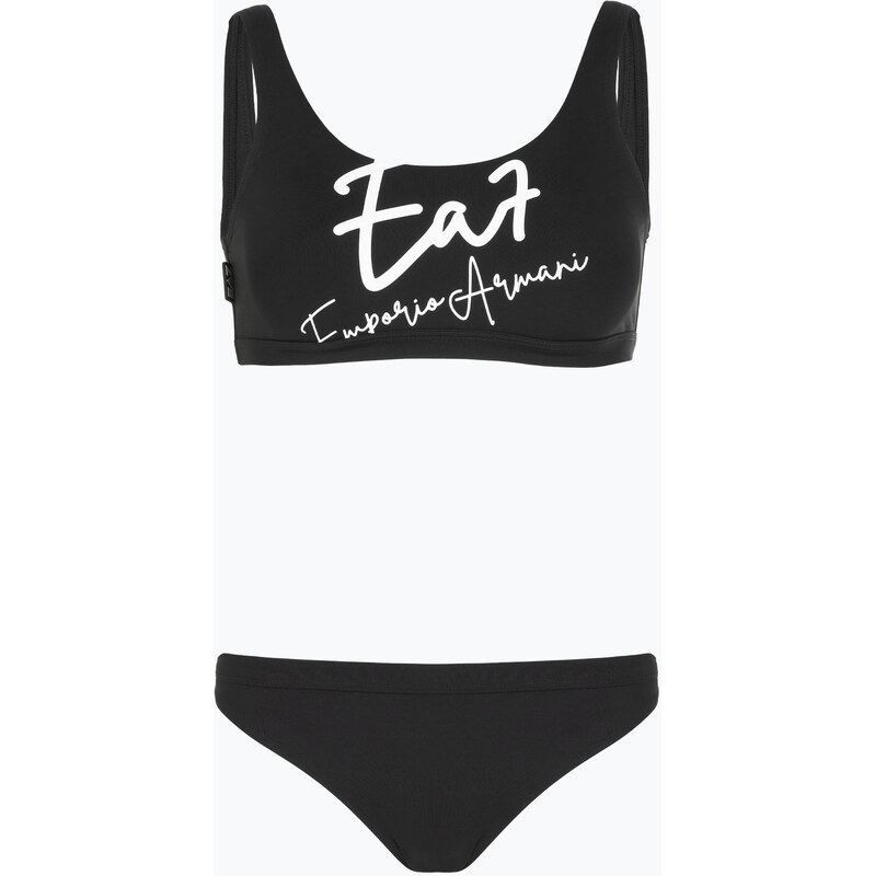 Dámské dvoudílné plavky EA7 Emporio Armani Maxi Logo Bikini Top