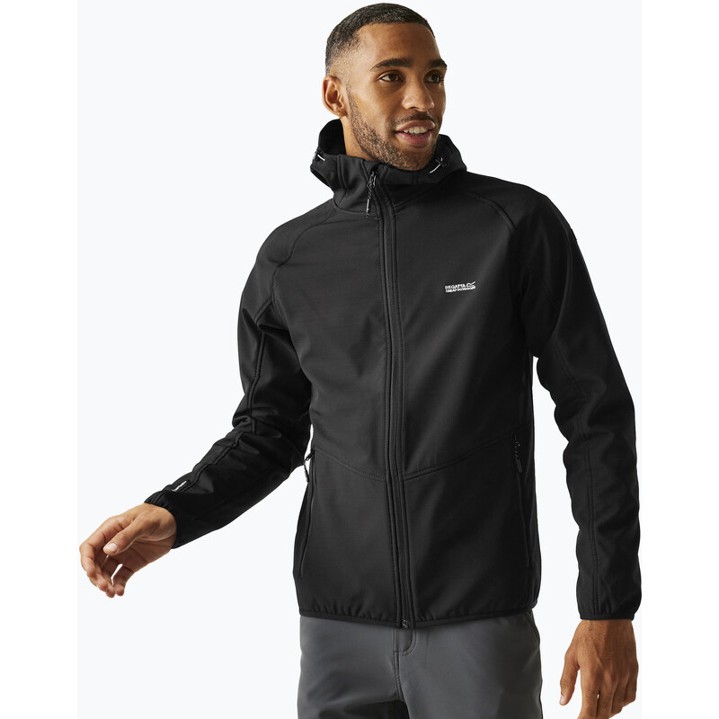Pánská softshellová bunda REGATTA Arec III black/black