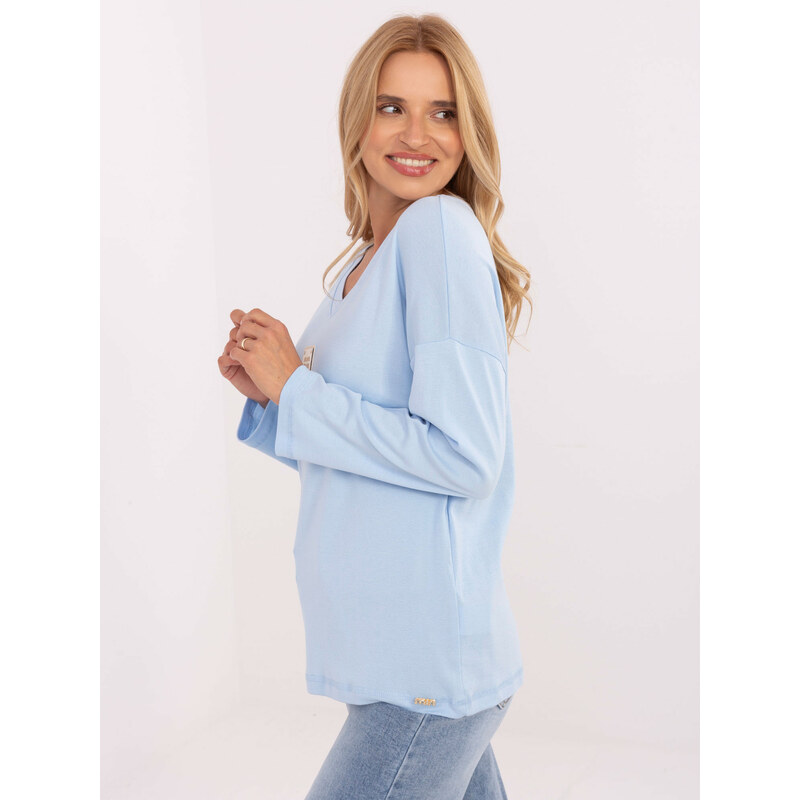 RELEVANCE Blouse-RV-BZ-A852.51-light blue