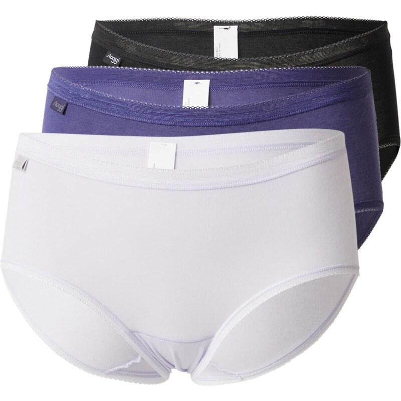 SLOGGI Kalhotky Basic+ indigo / černý melír / bílá