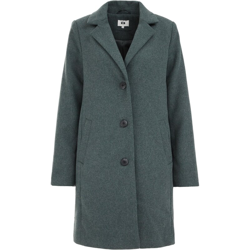 WE Fashion Přechodný kabát tmavě zelená