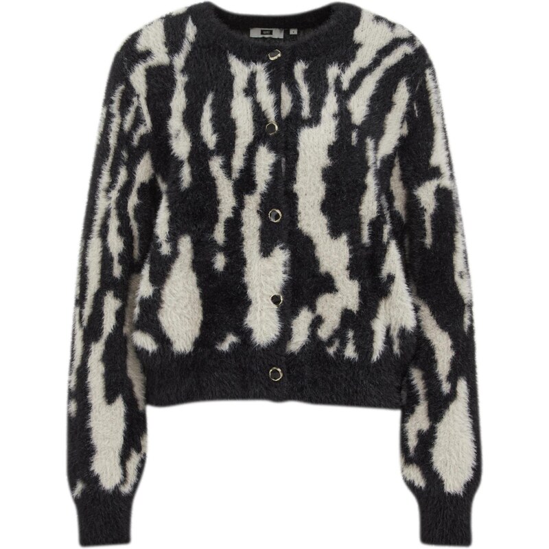 WE Fashion Kardigan režná / černá 108773555