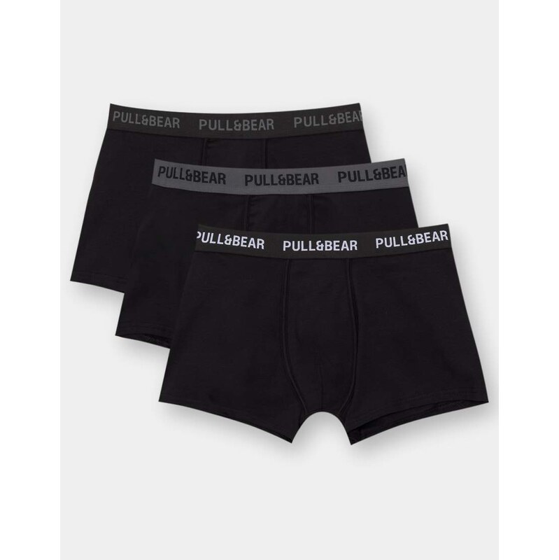 Pull&Bear 3 pack of boxers in multi
