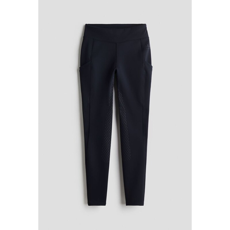 H&M - Jezdecké legíny full grip - modrá 108209495