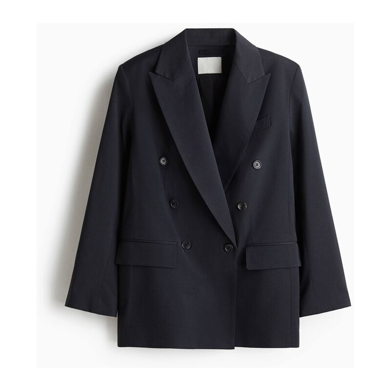 H&M - Oversized keprové sako - šedá 108209575