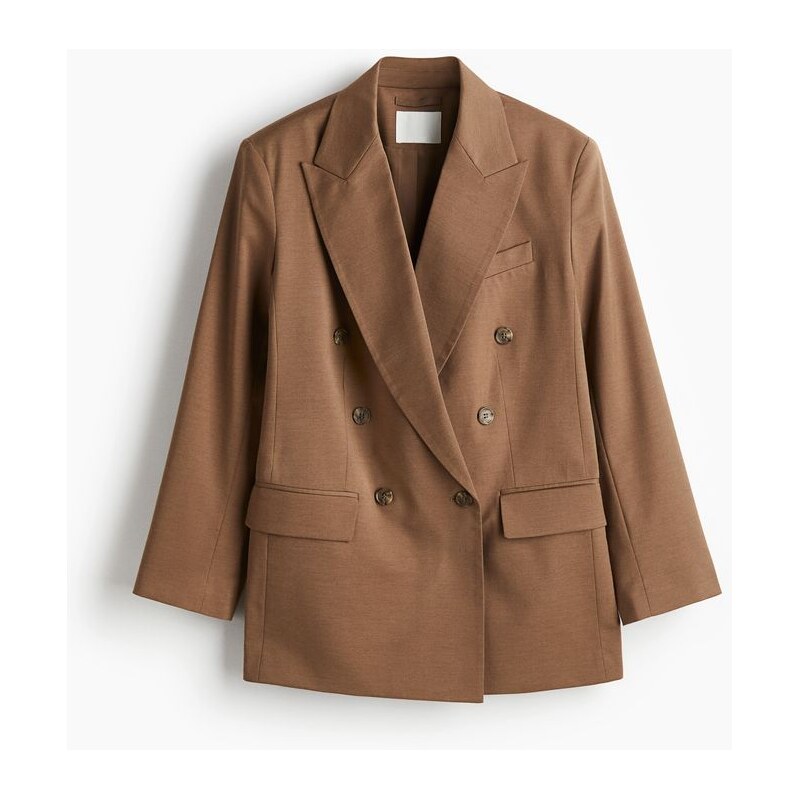 H&M - Oversized keprové sako - béžová 108209666
