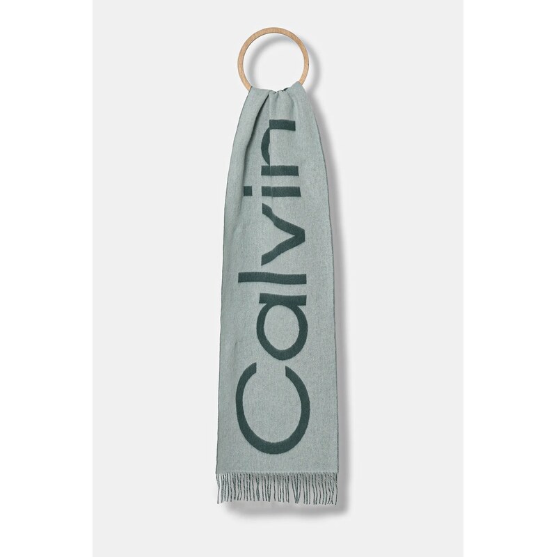 Calvin Klein Vlněná šála Calvin Klein