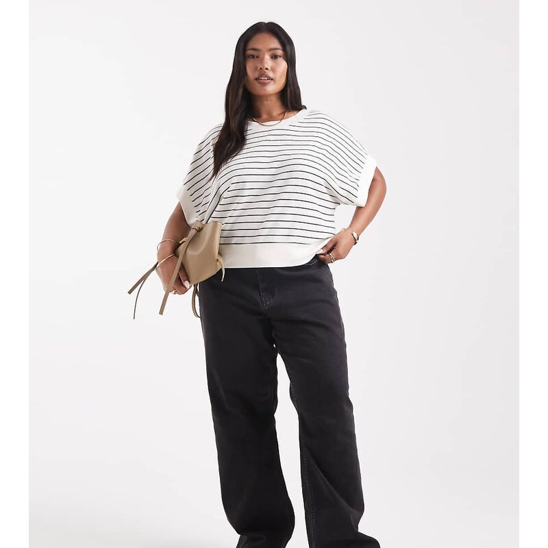 ASOS Curve ASOS DESIGN Curve comfort stretch straight leg jean in 115512577