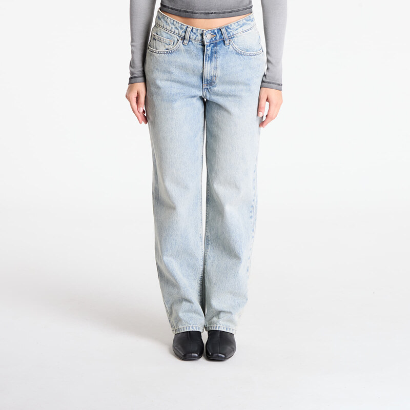 Kalhoty Guess Originals Baggy Dad Jeans Washed Blue 30