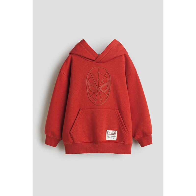 H&M - Mikinas potiskem as kapucí - Červená/Marvel Comics