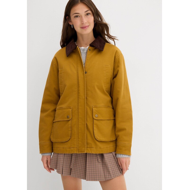 bonprix Oversize parka hnědá Žena 108220589