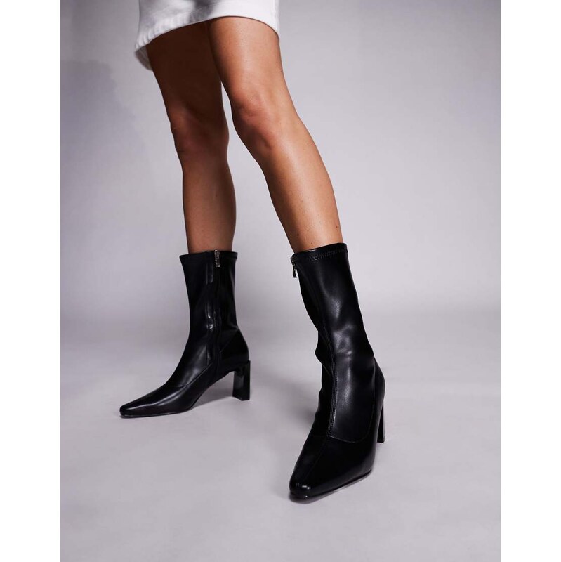 Public Desire Robert heeled ankle boots in black