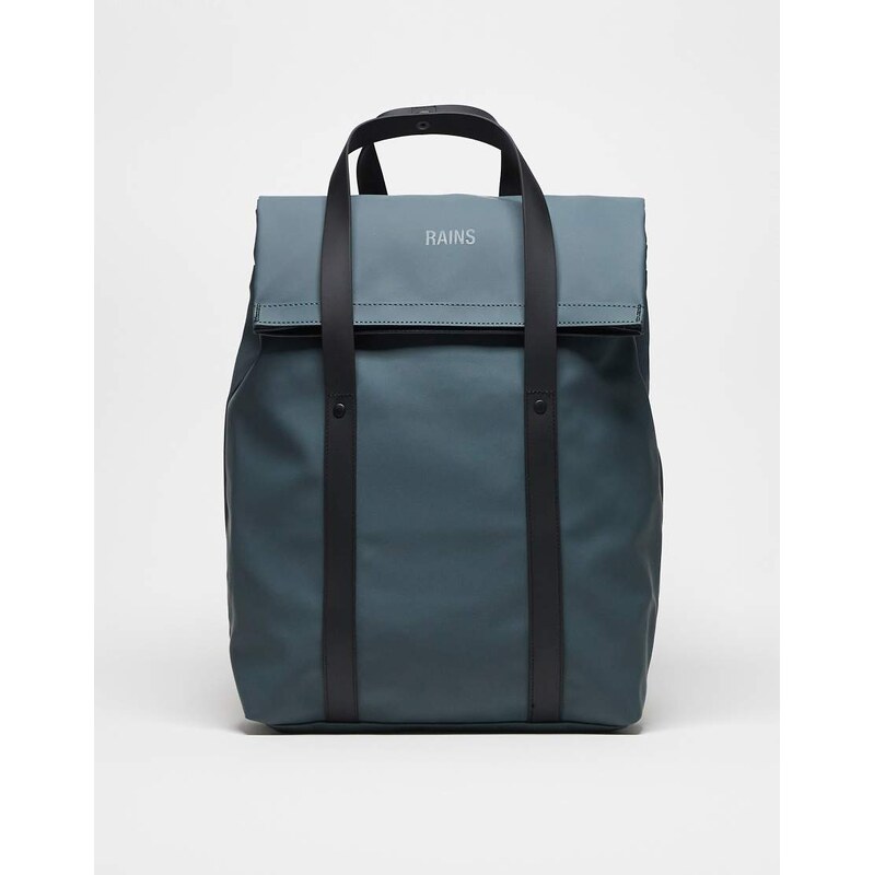 Rains 12940 waterproof 2 way tote backpack in grey-Blue 111138975