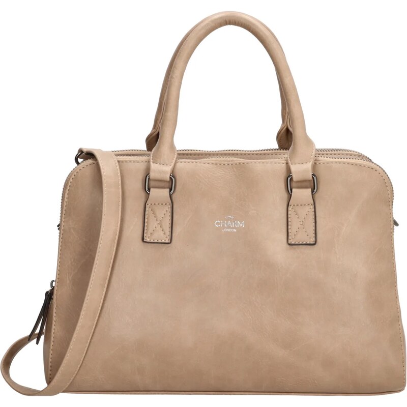 Charm London Béžová elegantní shopper kabelka „Chelsea“ 108936368