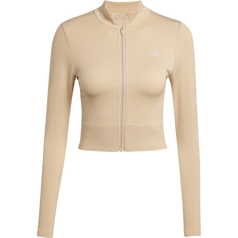 ADIDAS PERFORMANCE Sportovní kardigan Essentials světle béžová