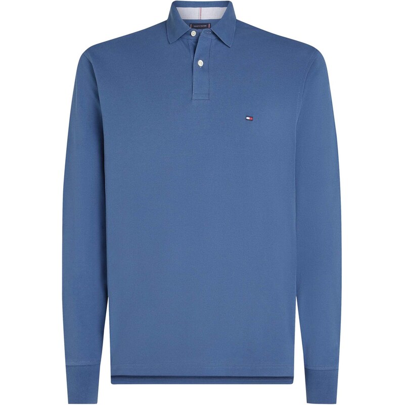 TOMMY HILFIGER Tričko 1985 REGULAR LS POLO marine modrá