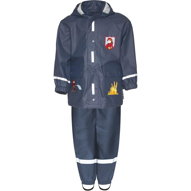 PLAYSHOES Funkční oblek Feuerwehr marine modrá / tmavě žlutá /