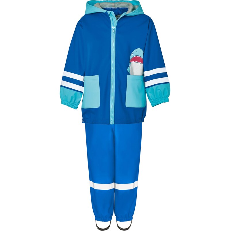 PLAYSHOES Funkční oblek Hai modrá / aqua modrá / červená / bílá