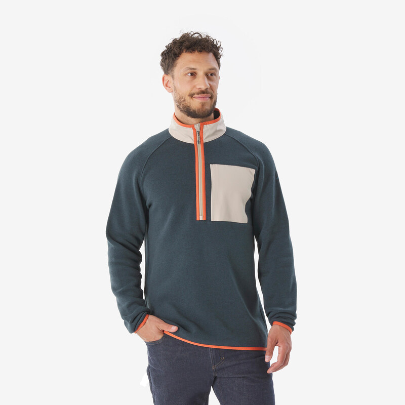 QUECHUA Pánský turistický svetr NH 500