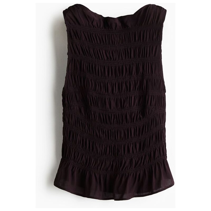H&M - Tops žabkováním - Vínová