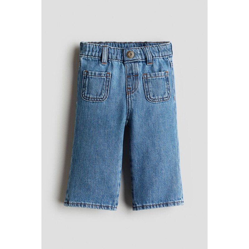 H&M - Džíny Flared Leg - Denim Blue