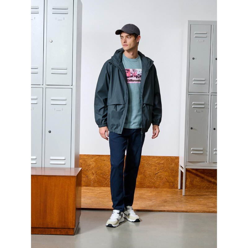 Sinsay - Tričko s potiskem - modrá