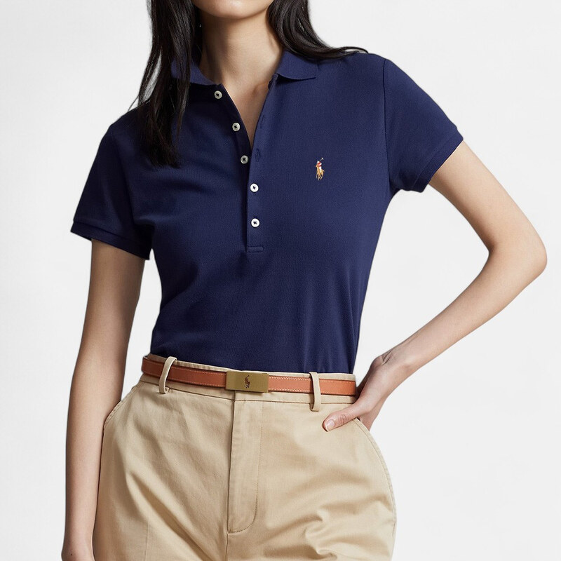 Tommy Hilfiger | Dámské modré polo triko Ralph Lauren 56354