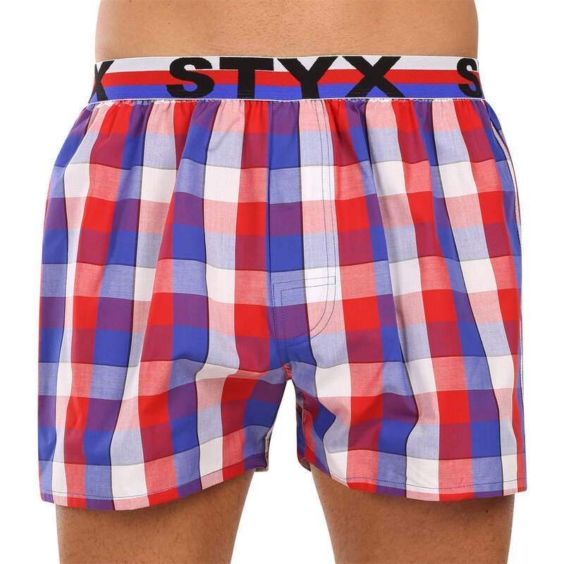 Pánské trenky Styx sportovní guma vícebarevné (B1107)
