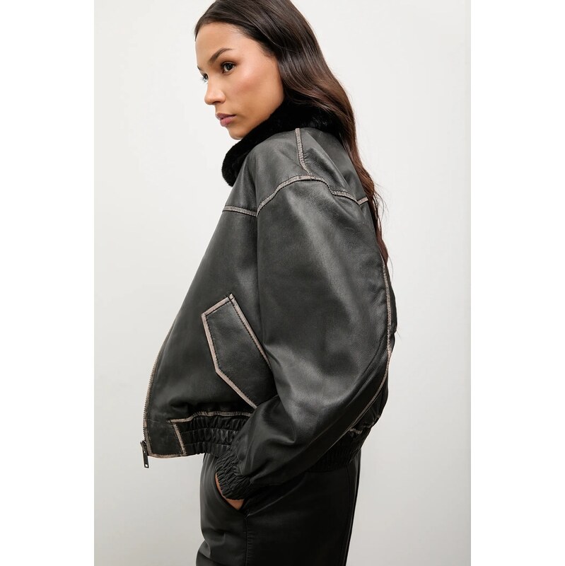 Kožená bunda Answear.LAB NORI 108234236
