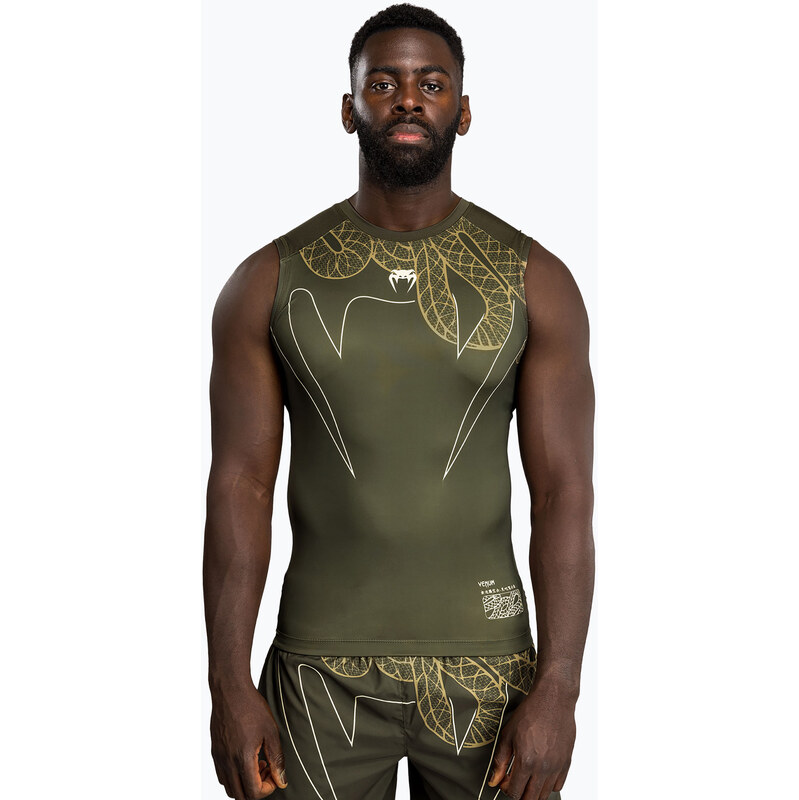 Pánský rashguard Venum Serpenti Rashguards Sleeveless khaki