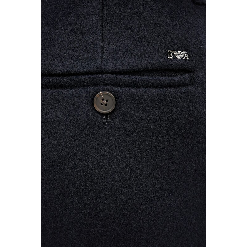 Vlněné kalhoty Emporio Armani