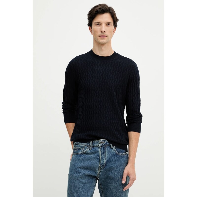 Armani Exchange Svetr s příměsí vlny Armani Exchange